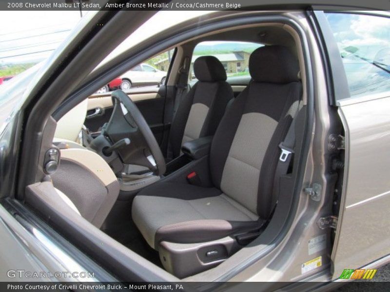 Amber Bronze Metallic / Cocoa/Cashmere Beige 2008 Chevrolet Malibu LT Sedan