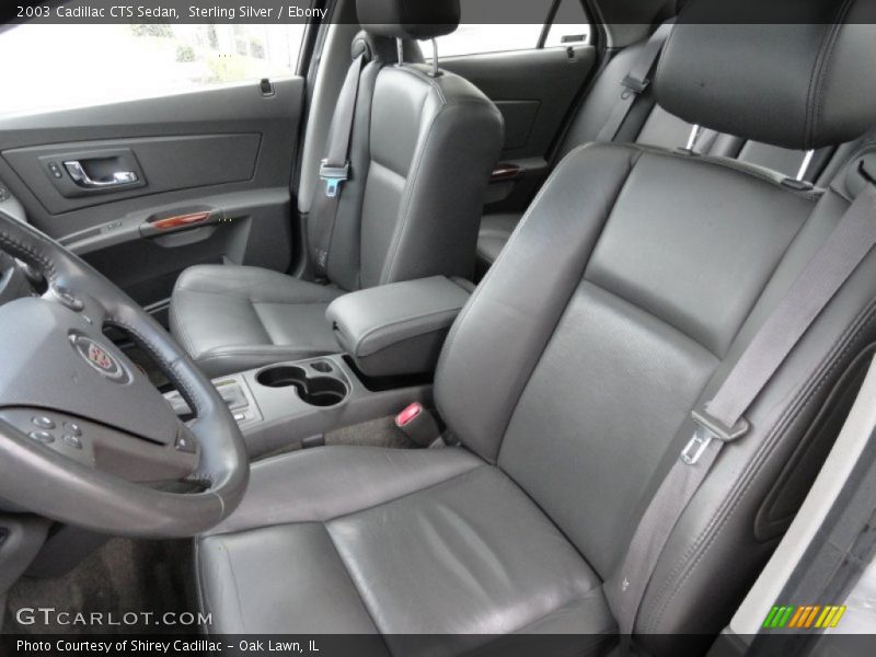 Sterling Silver / Ebony 2003 Cadillac CTS Sedan