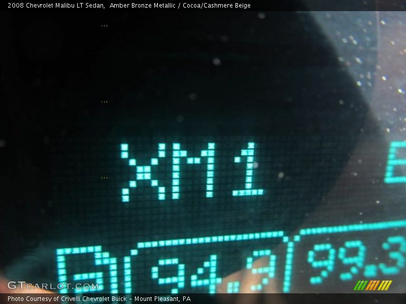 Amber Bronze Metallic / Cocoa/Cashmere Beige 2008 Chevrolet Malibu LT Sedan