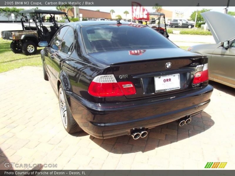 Carbon Black Metallic / Black 2005 BMW M3 Coupe