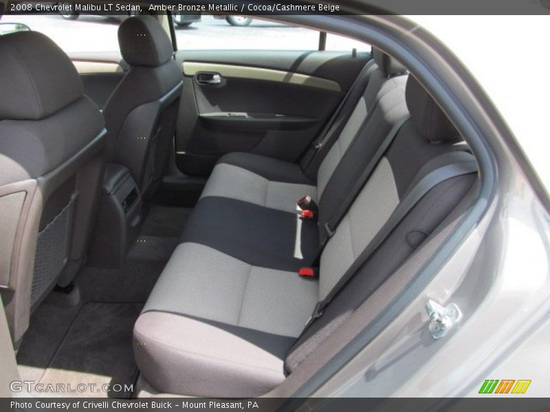 Amber Bronze Metallic / Cocoa/Cashmere Beige 2008 Chevrolet Malibu LT Sedan