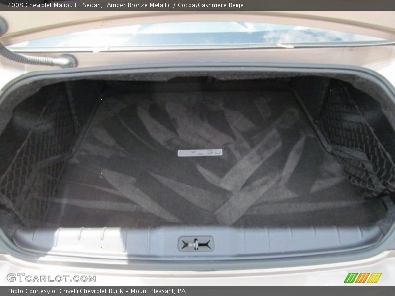 Amber Bronze Metallic / Cocoa/Cashmere Beige 2008 Chevrolet Malibu LT Sedan