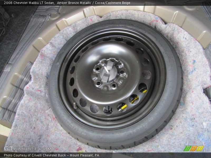 Amber Bronze Metallic / Cocoa/Cashmere Beige 2008 Chevrolet Malibu LT Sedan