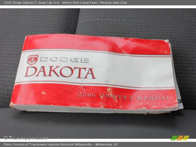Inferno Red Crystal Pearl / Medium Slate Gray 2006 Dodge Dakota ST Quad Cab 4x4