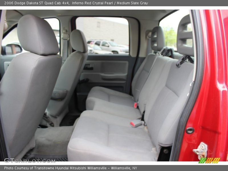 Inferno Red Crystal Pearl / Medium Slate Gray 2006 Dodge Dakota ST Quad Cab 4x4