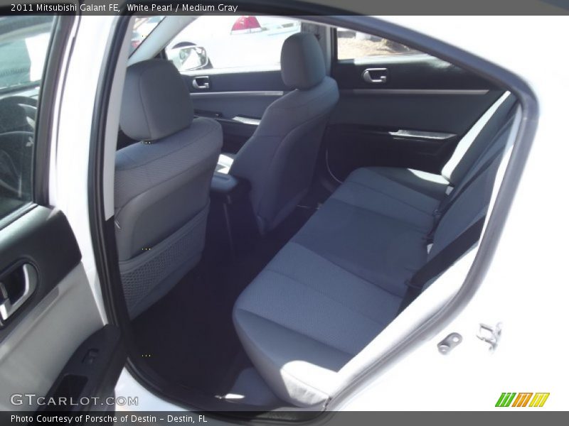 White Pearl / Medium Gray 2011 Mitsubishi Galant FE