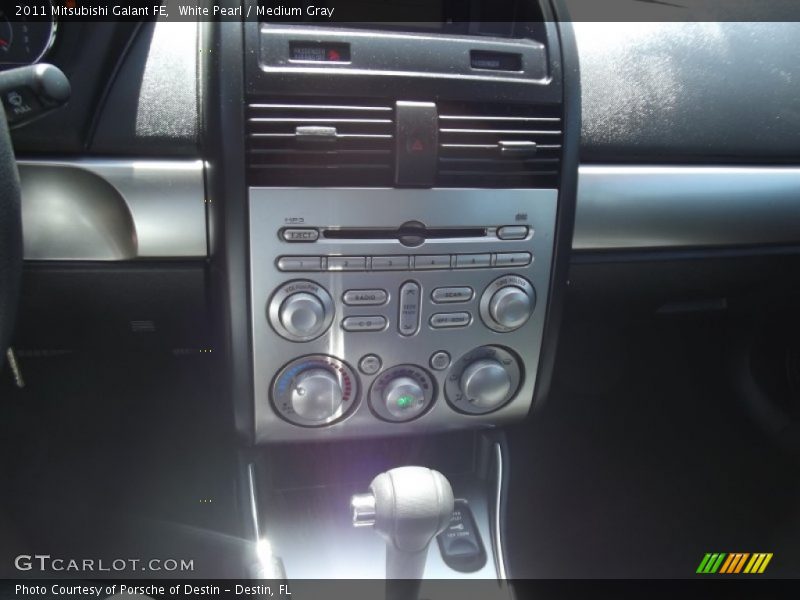 White Pearl / Medium Gray 2011 Mitsubishi Galant FE