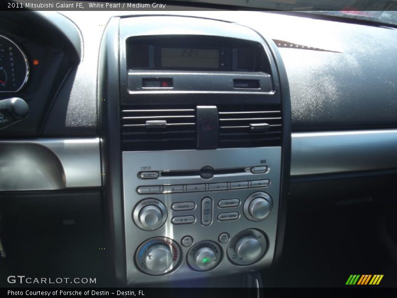 White Pearl / Medium Gray 2011 Mitsubishi Galant FE