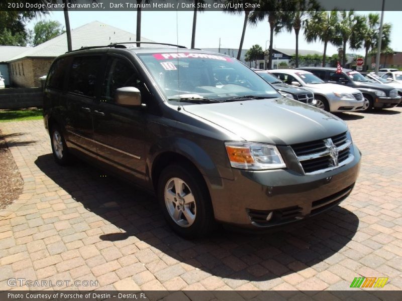 Dark Titanium Metallic / Dark Slate Gray/Light Shale 2010 Dodge Grand Caravan SXT