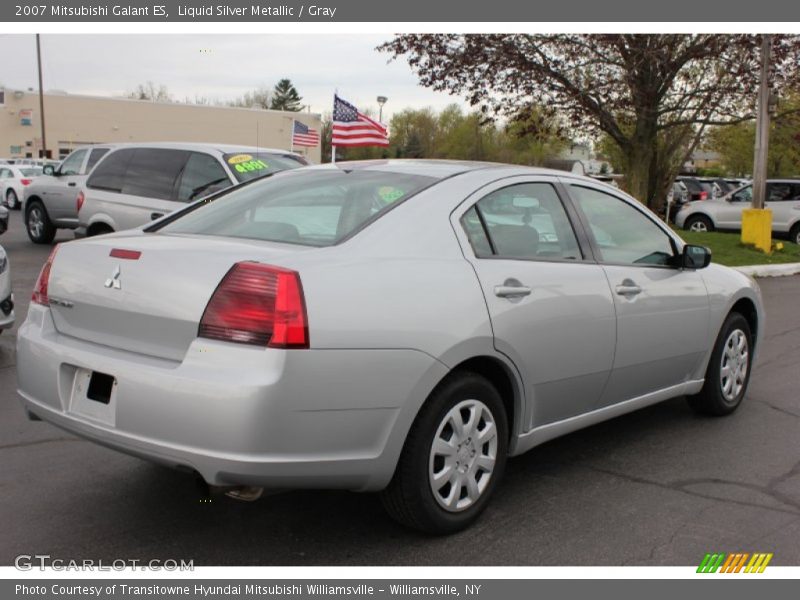 Liquid Silver Metallic / Gray 2007 Mitsubishi Galant ES