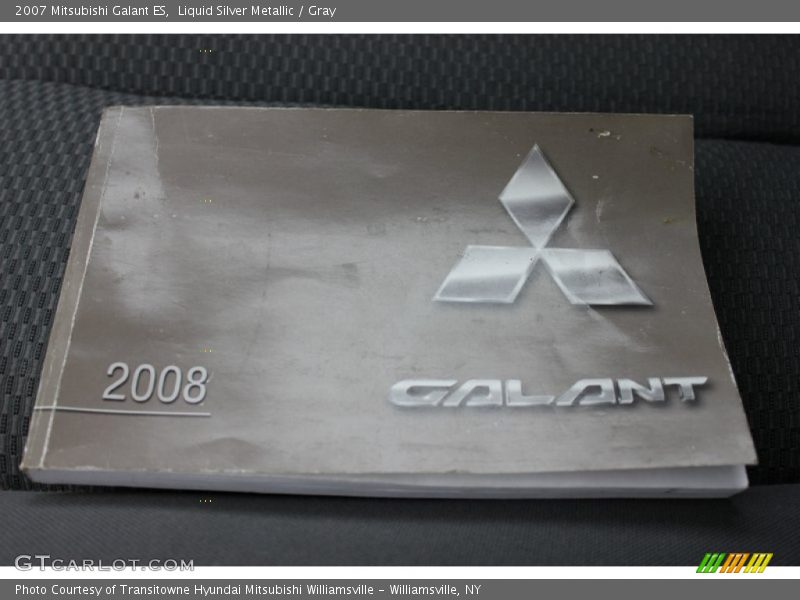 Liquid Silver Metallic / Gray 2007 Mitsubishi Galant ES