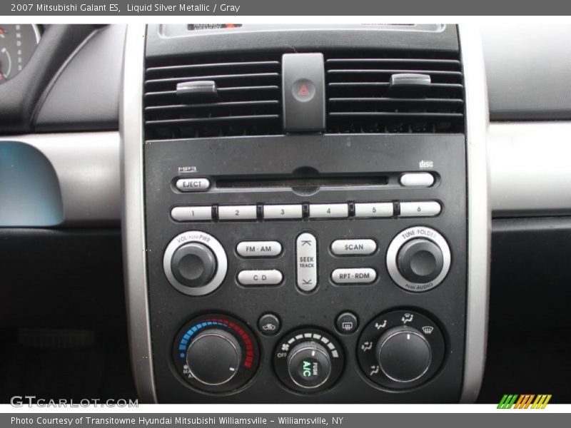 Liquid Silver Metallic / Gray 2007 Mitsubishi Galant ES