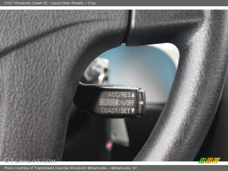Liquid Silver Metallic / Gray 2007 Mitsubishi Galant ES
