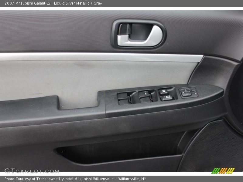 Liquid Silver Metallic / Gray 2007 Mitsubishi Galant ES
