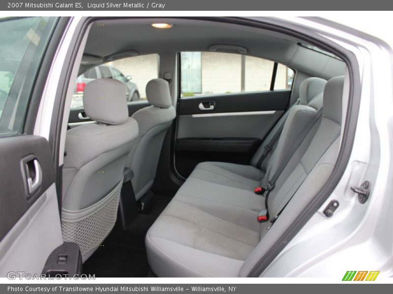 Liquid Silver Metallic / Gray 2007 Mitsubishi Galant ES