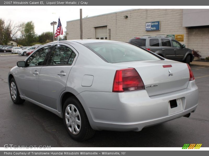 Liquid Silver Metallic / Gray 2007 Mitsubishi Galant ES