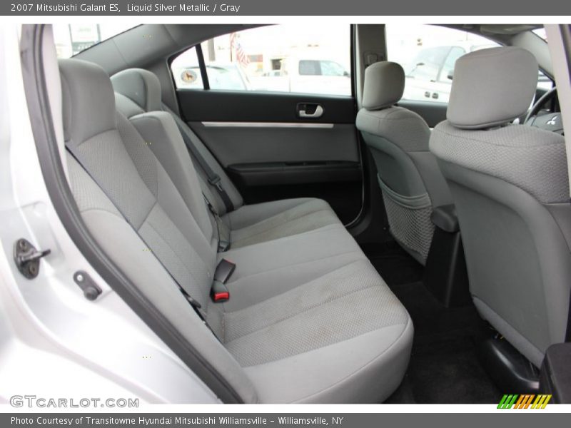 Liquid Silver Metallic / Gray 2007 Mitsubishi Galant ES