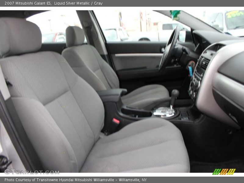 Liquid Silver Metallic / Gray 2007 Mitsubishi Galant ES
