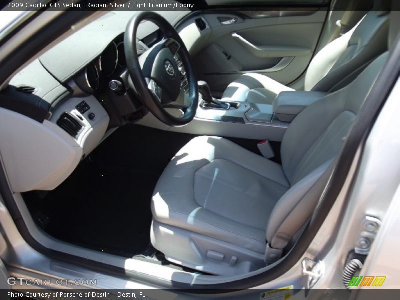 Radiant Silver / Light Titanium/Ebony 2009 Cadillac CTS Sedan