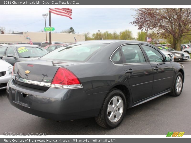 Cyber Gray Metallic / Gray 2011 Chevrolet Impala LT