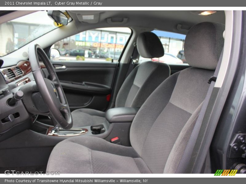 Cyber Gray Metallic / Gray 2011 Chevrolet Impala LT