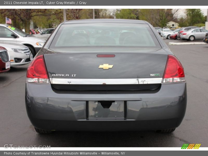 Cyber Gray Metallic / Gray 2011 Chevrolet Impala LT