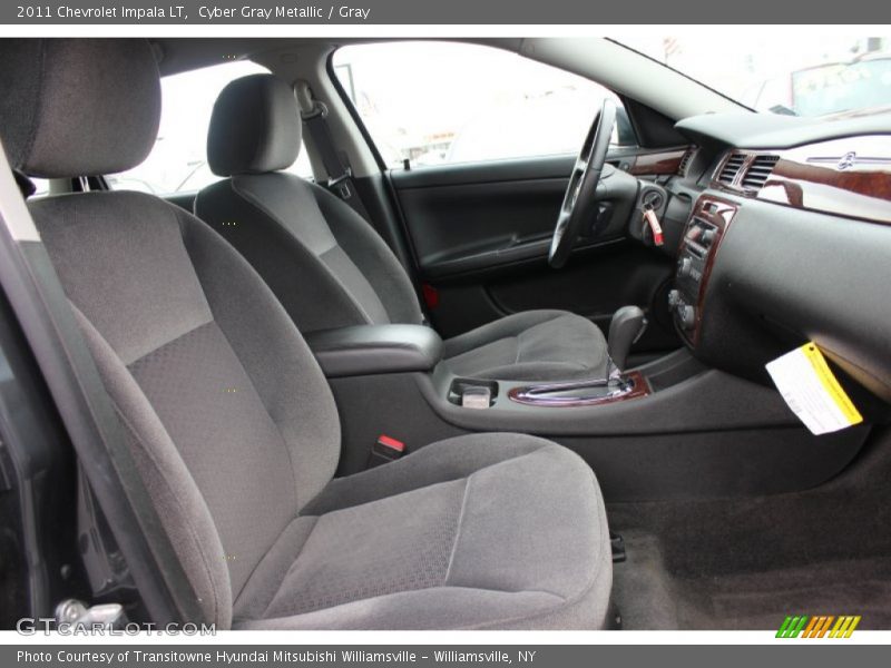 Cyber Gray Metallic / Gray 2011 Chevrolet Impala LT