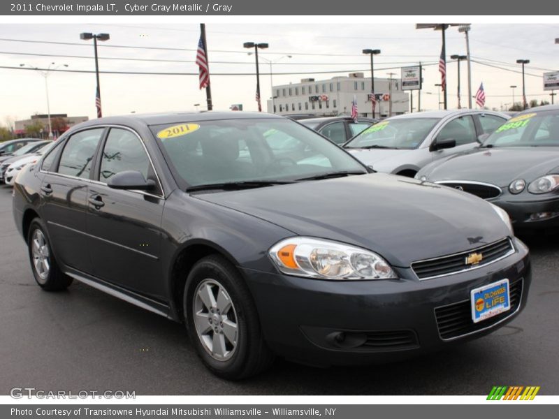 Cyber Gray Metallic / Gray 2011 Chevrolet Impala LT