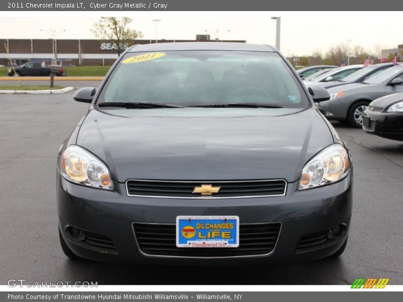 Cyber Gray Metallic / Gray 2011 Chevrolet Impala LT