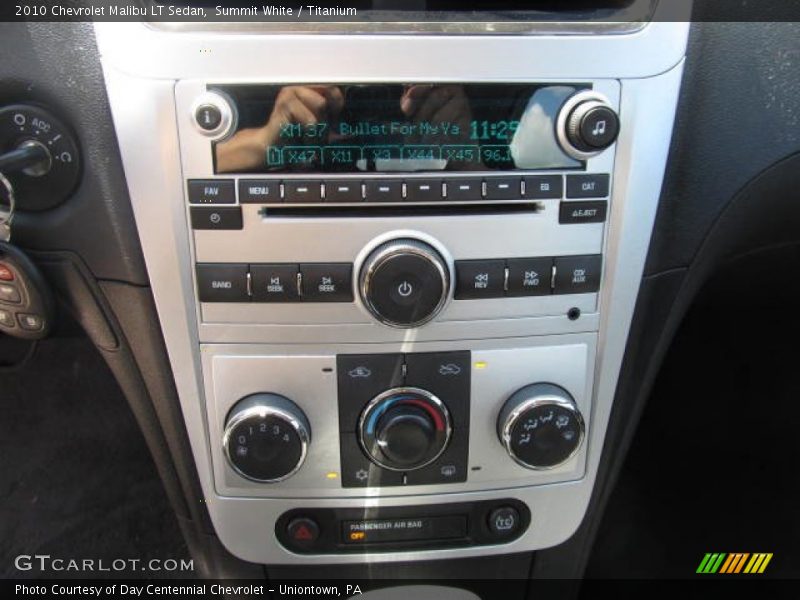 Summit White / Titanium 2010 Chevrolet Malibu LT Sedan