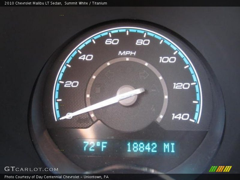 Summit White / Titanium 2010 Chevrolet Malibu LT Sedan