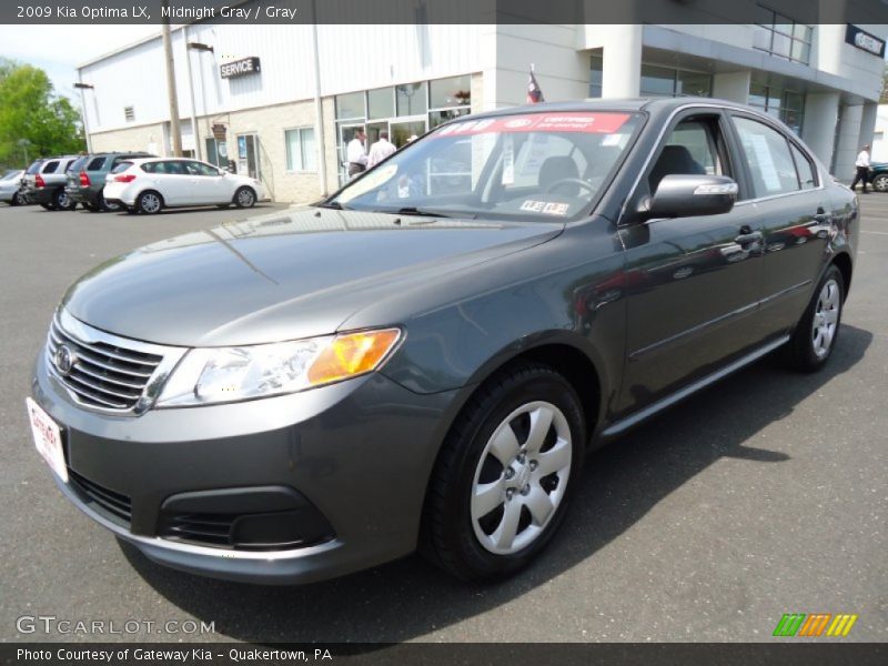 Midnight Gray / Gray 2009 Kia Optima LX