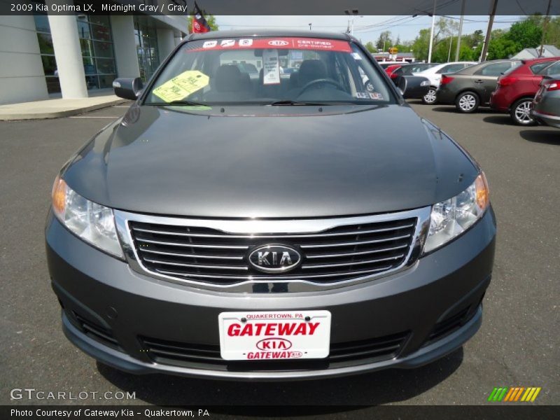 Midnight Gray / Gray 2009 Kia Optima LX