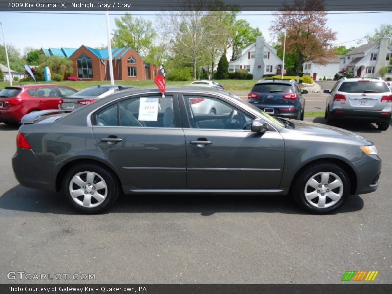 Midnight Gray / Gray 2009 Kia Optima LX