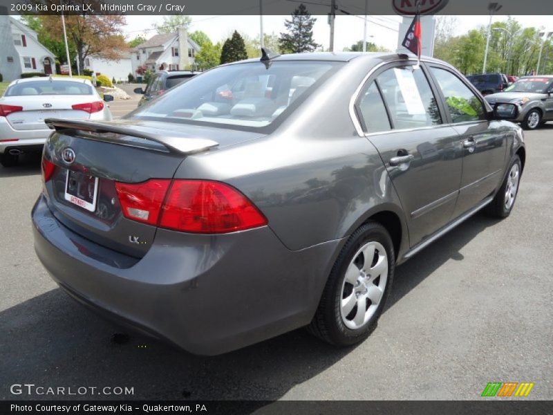 Midnight Gray / Gray 2009 Kia Optima LX