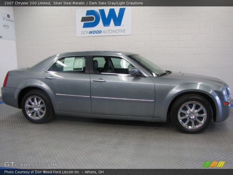 Silver Steel Metallic / Dark Slate Gray/Light Graystone 2007 Chrysler 300 Limited