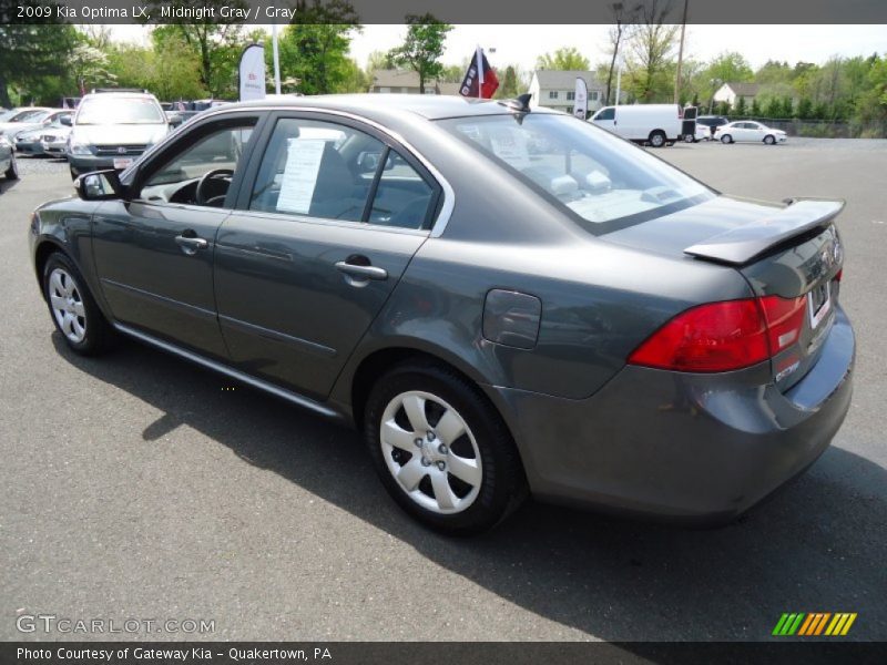 Midnight Gray / Gray 2009 Kia Optima LX
