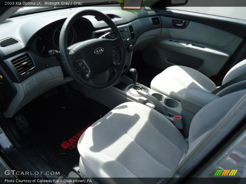 Midnight Gray / Gray 2009 Kia Optima LX