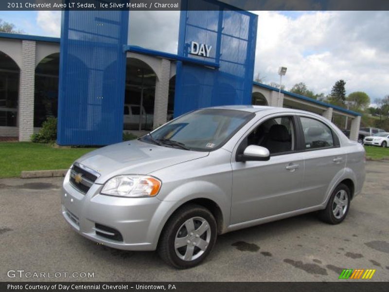 Ice Silver Metallic / Charcoal 2011 Chevrolet Aveo LT Sedan