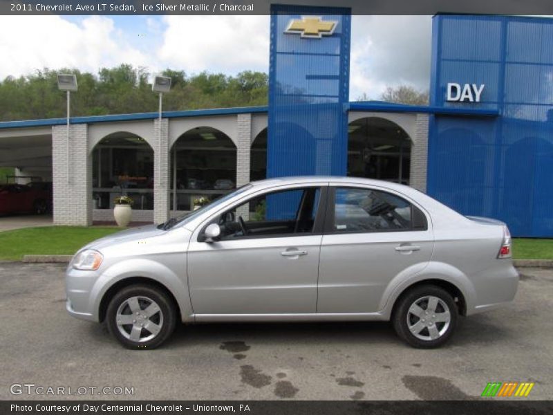 Ice Silver Metallic / Charcoal 2011 Chevrolet Aveo LT Sedan