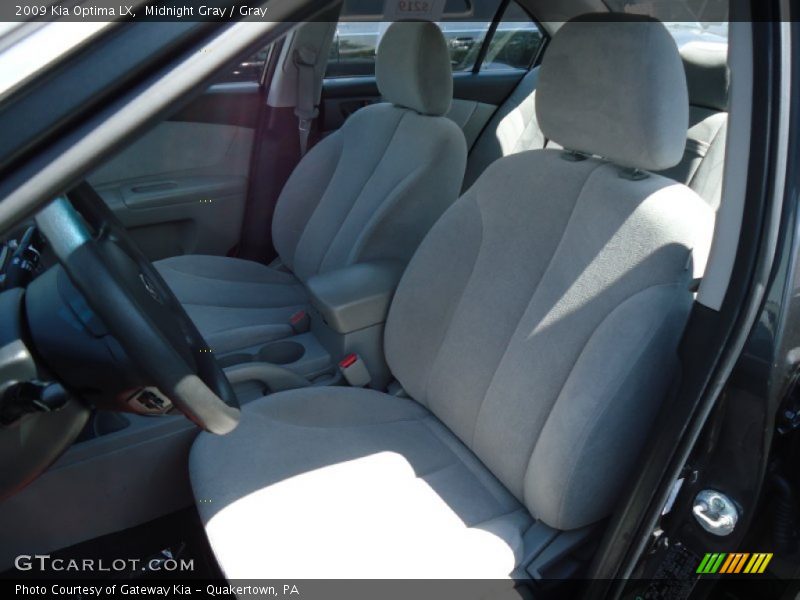 Midnight Gray / Gray 2009 Kia Optima LX