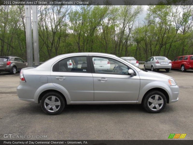 Ice Silver Metallic / Charcoal 2011 Chevrolet Aveo LT Sedan