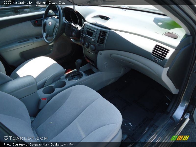 Midnight Gray / Gray 2009 Kia Optima LX
