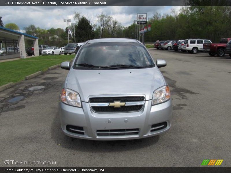 Ice Silver Metallic / Charcoal 2011 Chevrolet Aveo LT Sedan