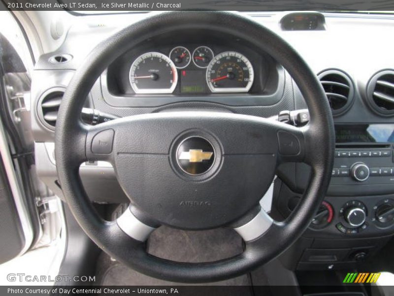 Ice Silver Metallic / Charcoal 2011 Chevrolet Aveo LT Sedan