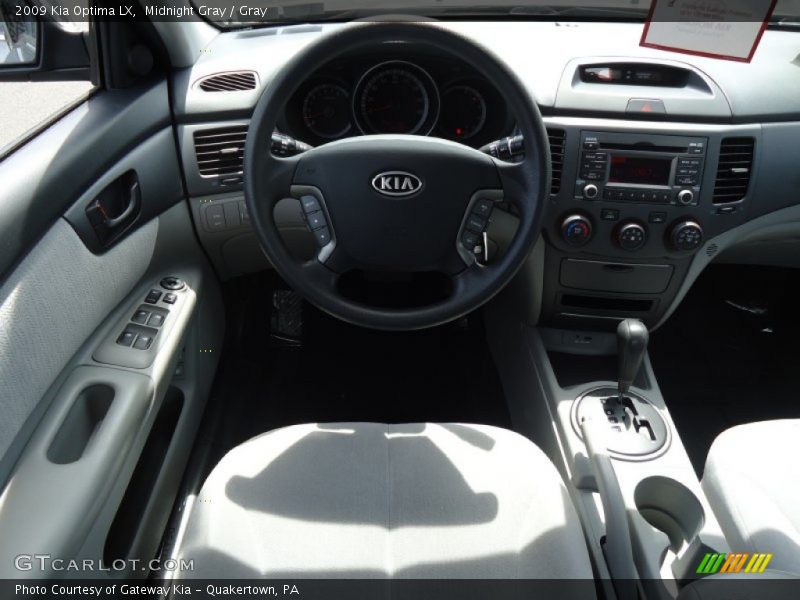 Midnight Gray / Gray 2009 Kia Optima LX