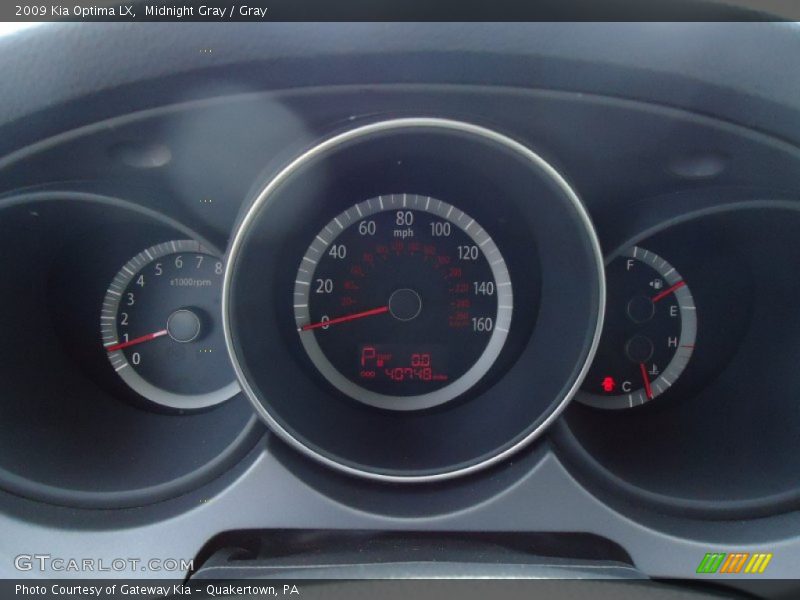Midnight Gray / Gray 2009 Kia Optima LX