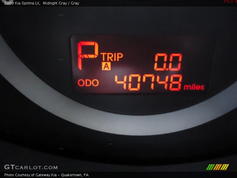 Midnight Gray / Gray 2009 Kia Optima LX