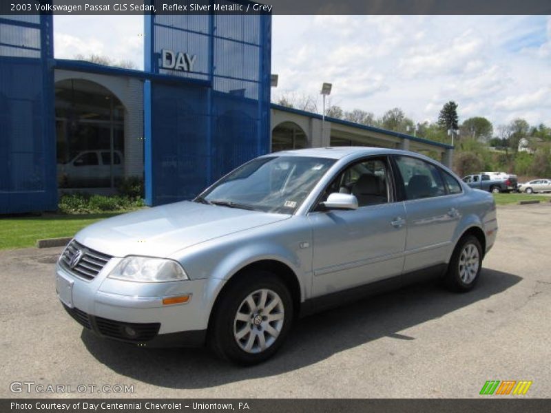 Reflex Silver Metallic / Grey 2003 Volkswagen Passat GLS Sedan