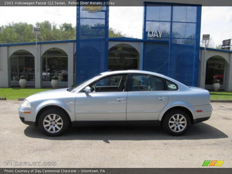 Reflex Silver Metallic / Grey 2003 Volkswagen Passat GLS Sedan